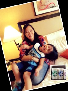 Me and my energetic Toddler Gab!
