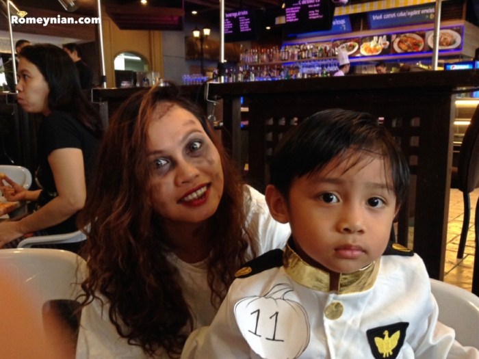 Gab is trying to be brave. :)