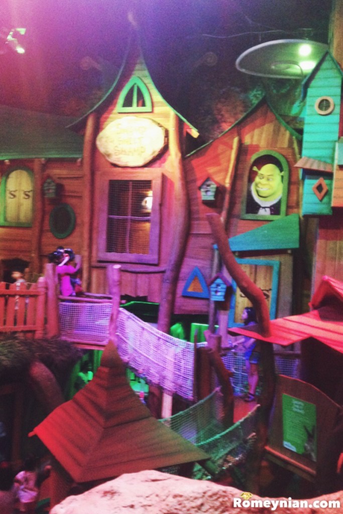 The huge home of Shrek and Princess Fiona